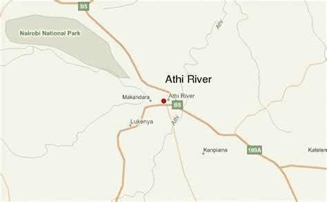 map of athi river